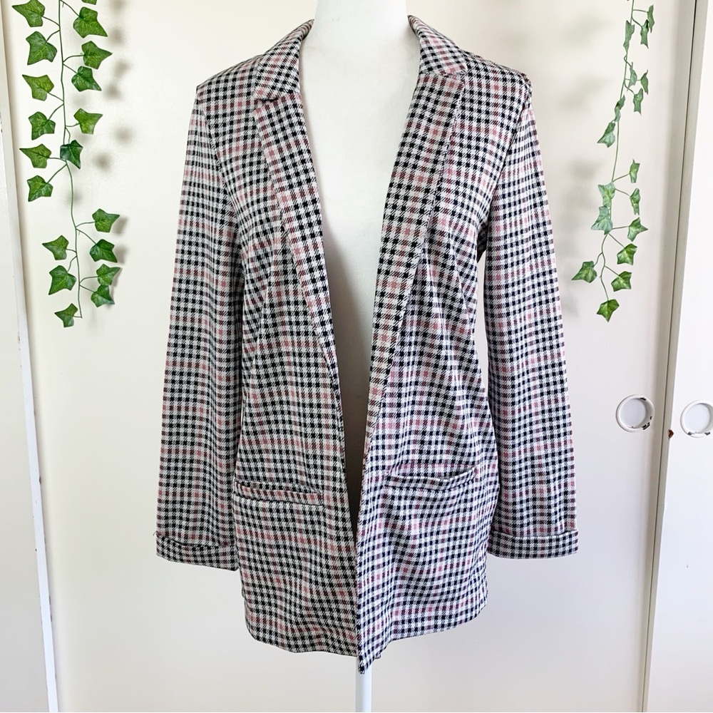 NWT H&M Houndstooth Check Blazer XS